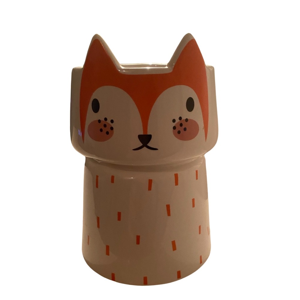 Cute Ceramic Fox Vase